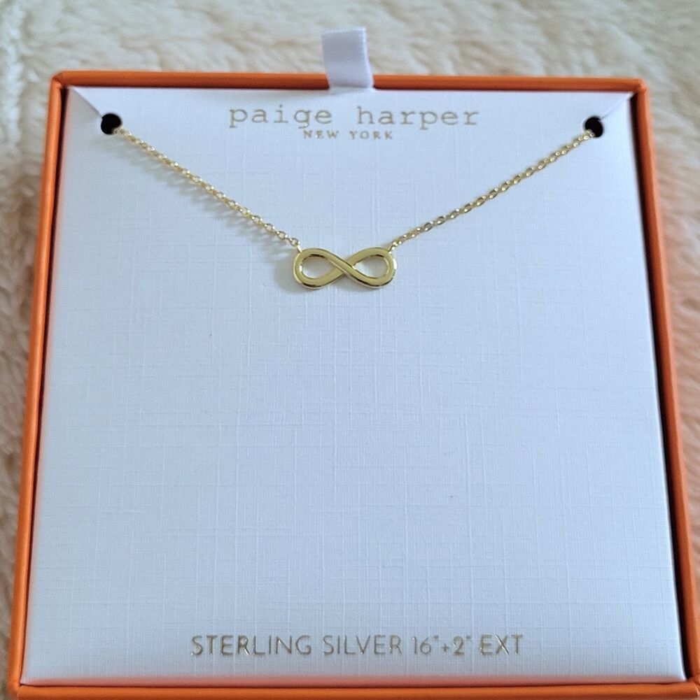 Paige Harper Stationary Infinity♾️ Symbol Necklace - NIB - Picture 13 of 14